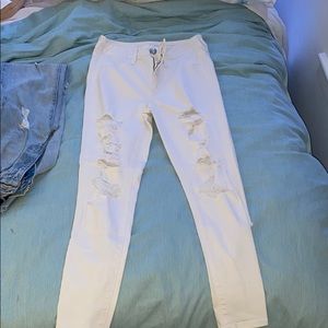 White American eagle skinny jeans